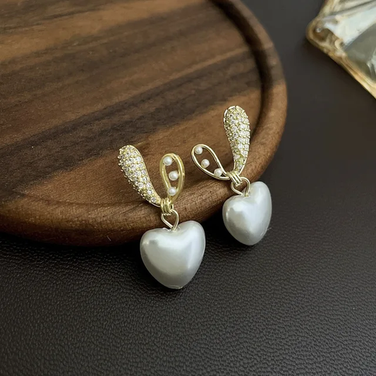 Pearl Bling Heart