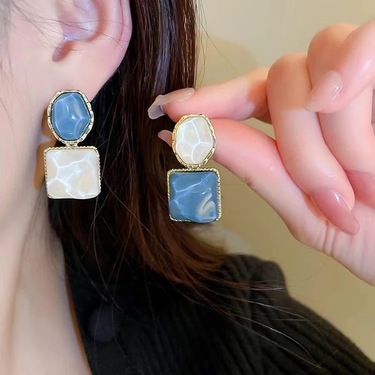 Blue Blush Earrings