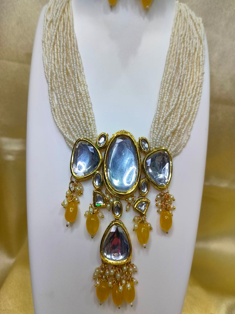 Mustard Mansi Necklace Set