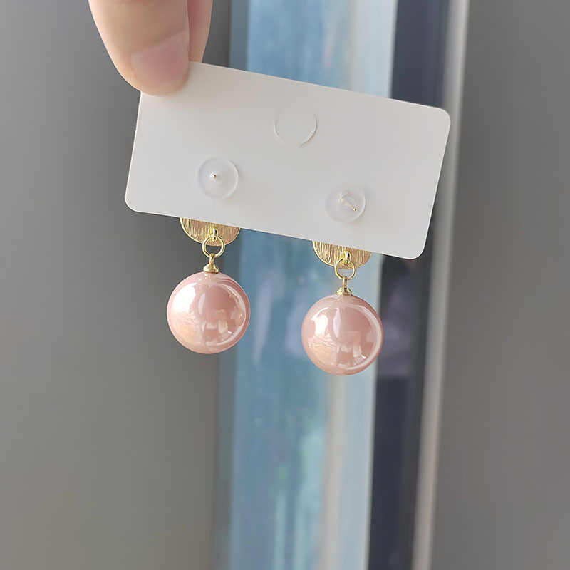 Chic Pearl Earrings (Peach)