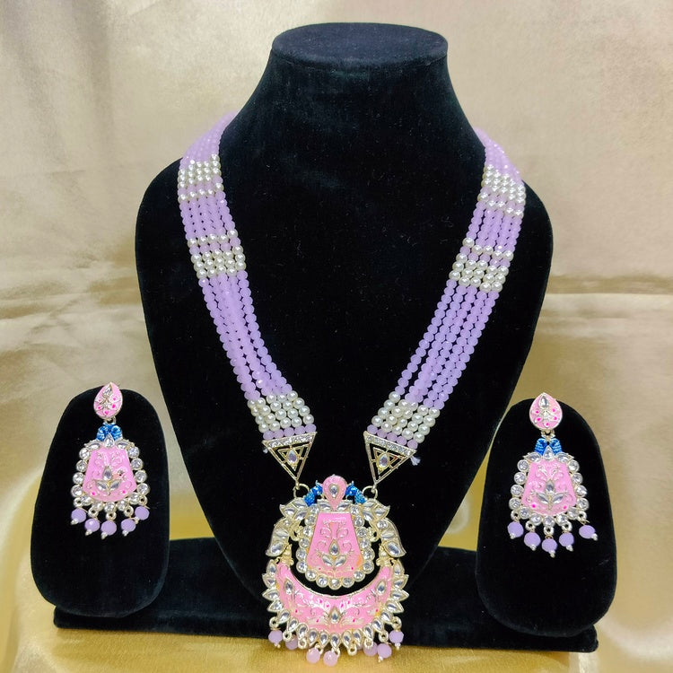 Pink Ira Necklace Set