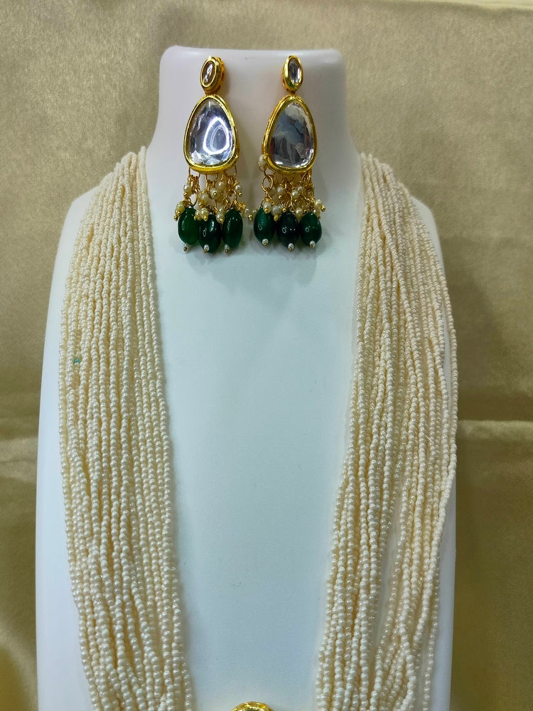 Emerald Mansi Necklace Set