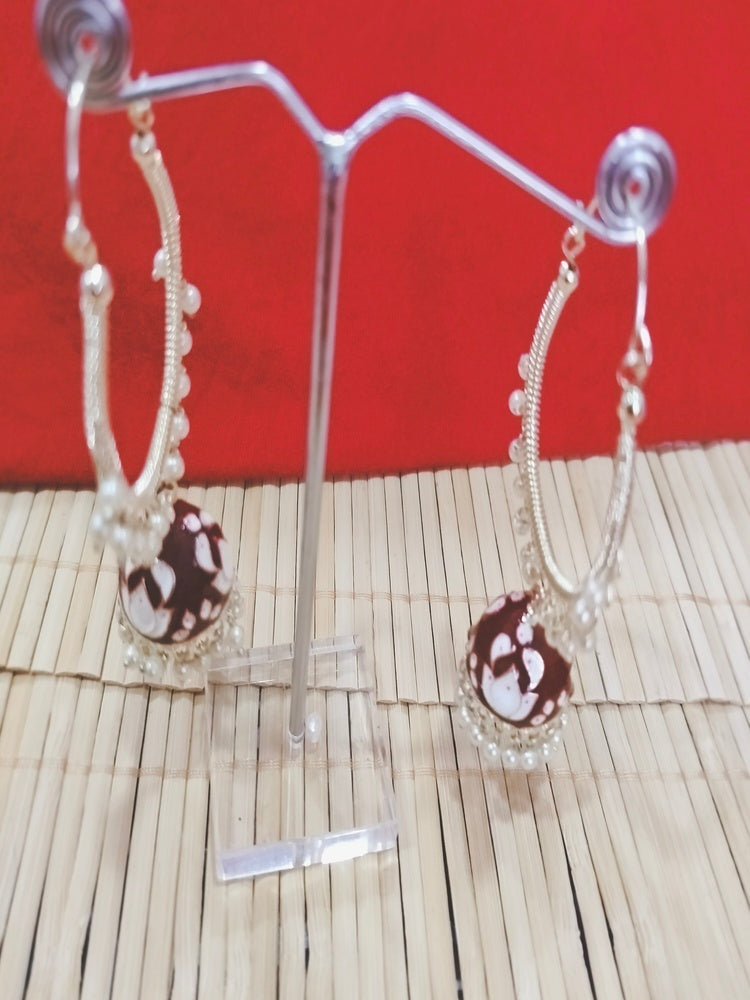 Brown Naira Jhumkis