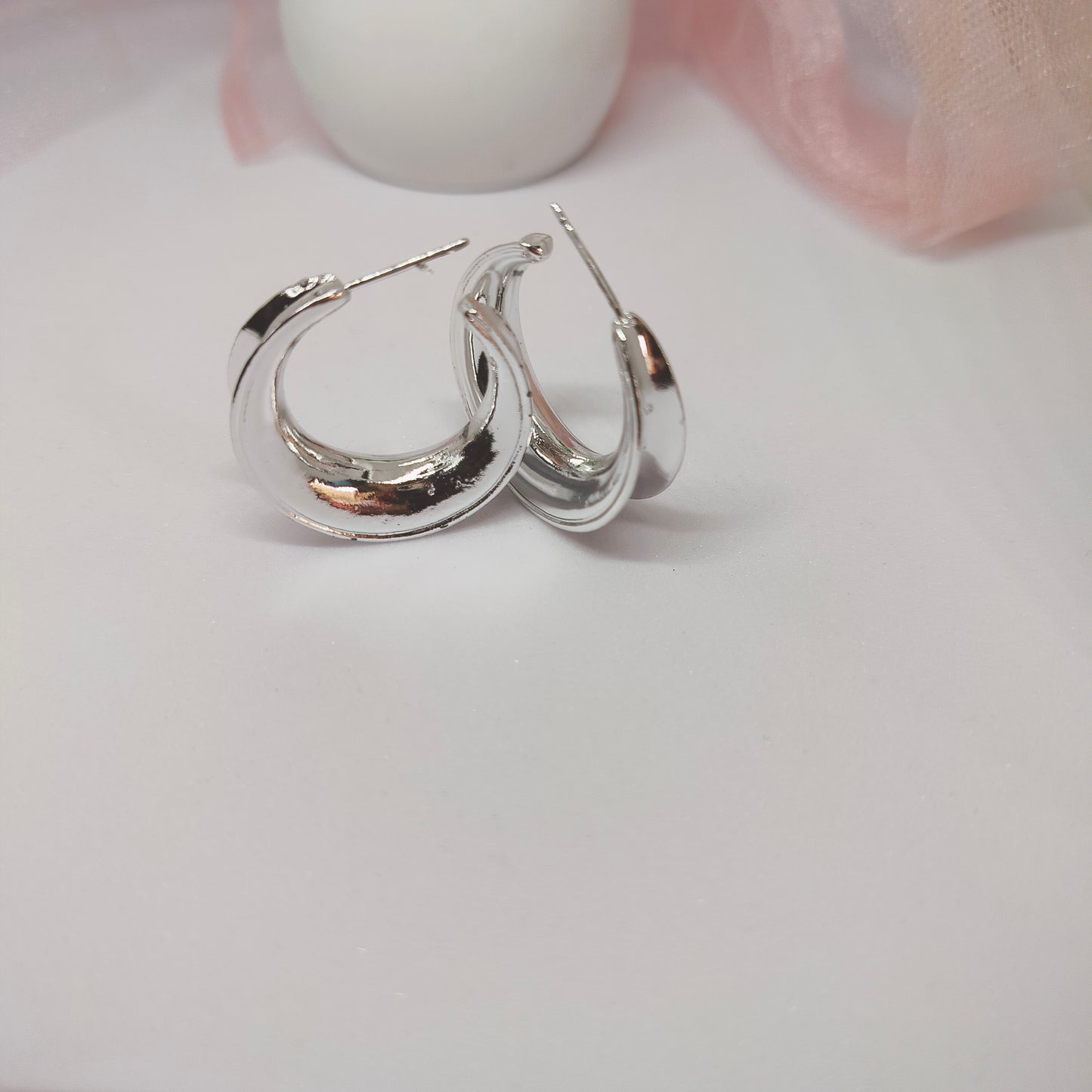 Silver Hoop Earrings