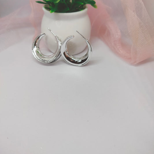 Silver Hoop Earrings