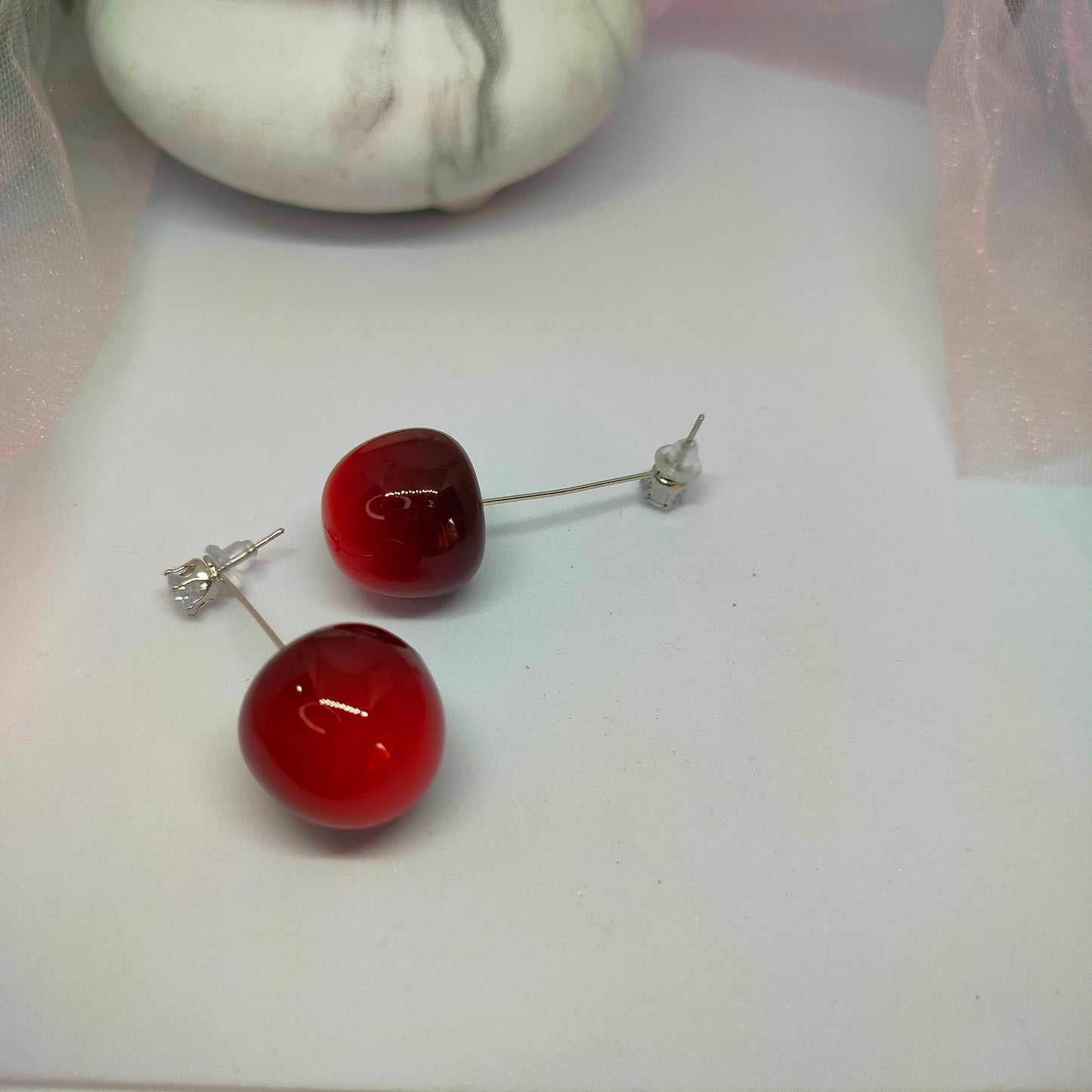 Red Cherry Earrings