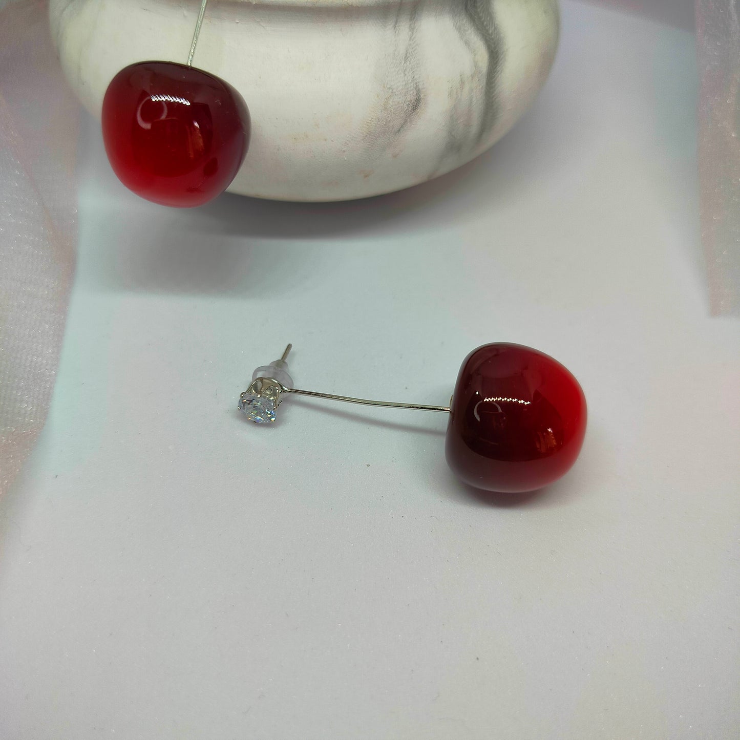 Red Cherry Earrings