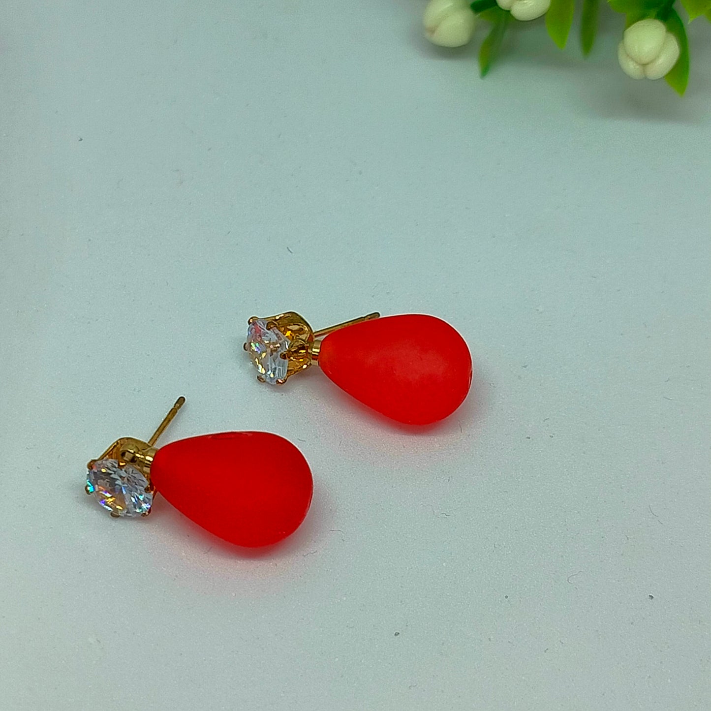 Red Petal Sparkle Drops