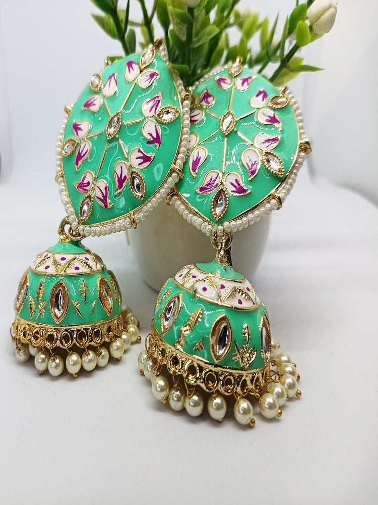 Mint Divya Jhumkis