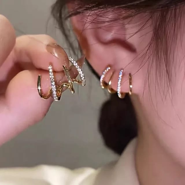 Diamond Claw Earrings