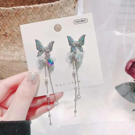 Butterfly Chain Earrings