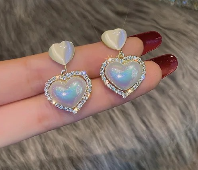 Diamond Pearl Heart