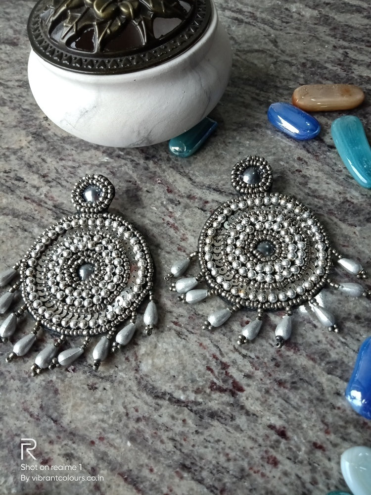 Silver Abiha Earrings