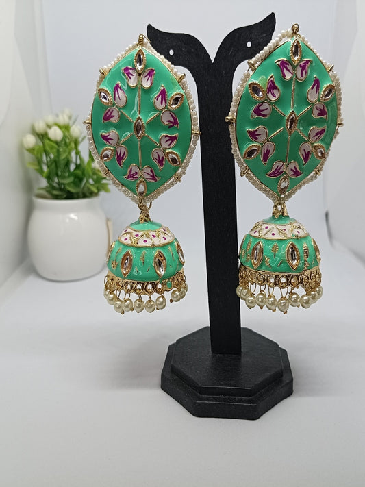 Mint Divya Jhumkis