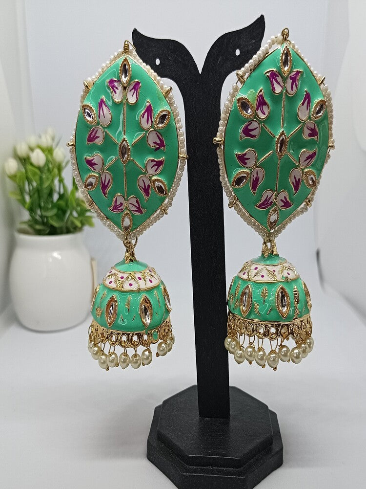 Mint Divya Jhumkis