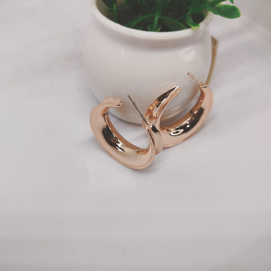 Golden Hoop Earrings