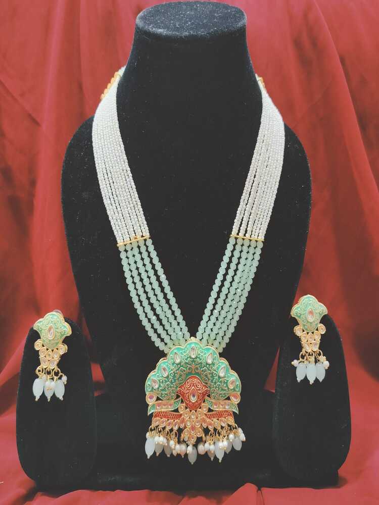 Mint Shanaya Necklace Set