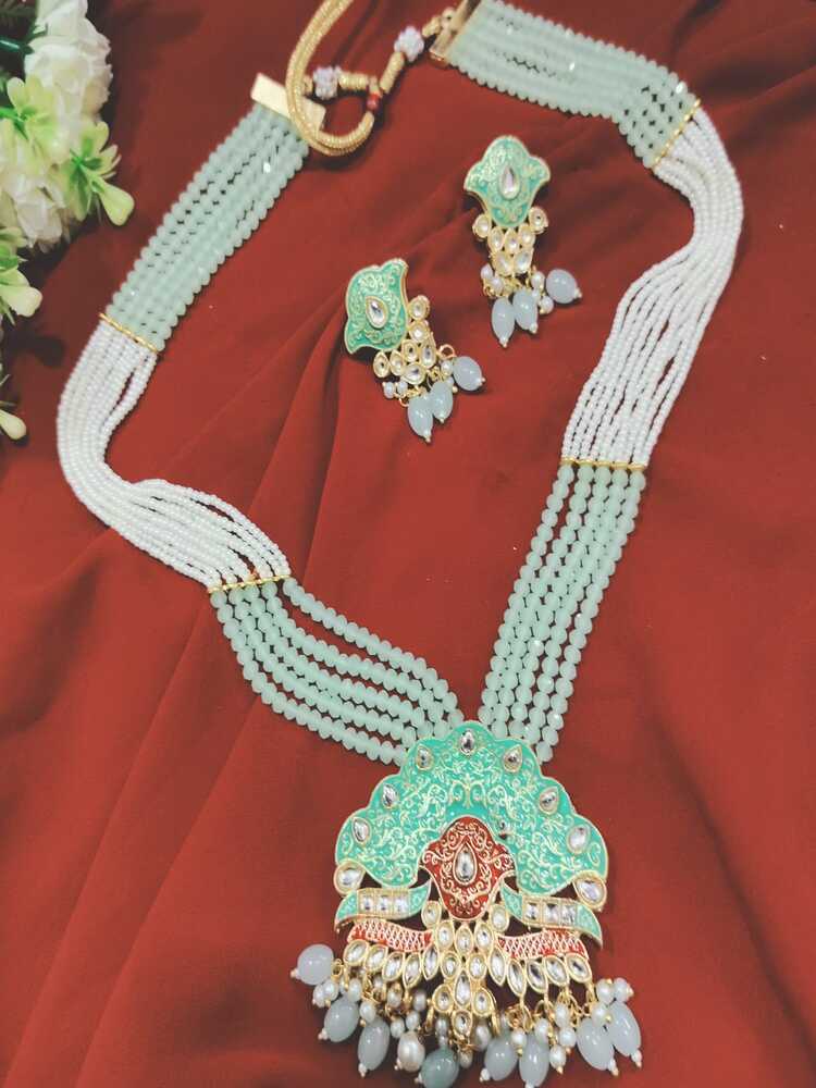 Mint Shanaya Necklace Set