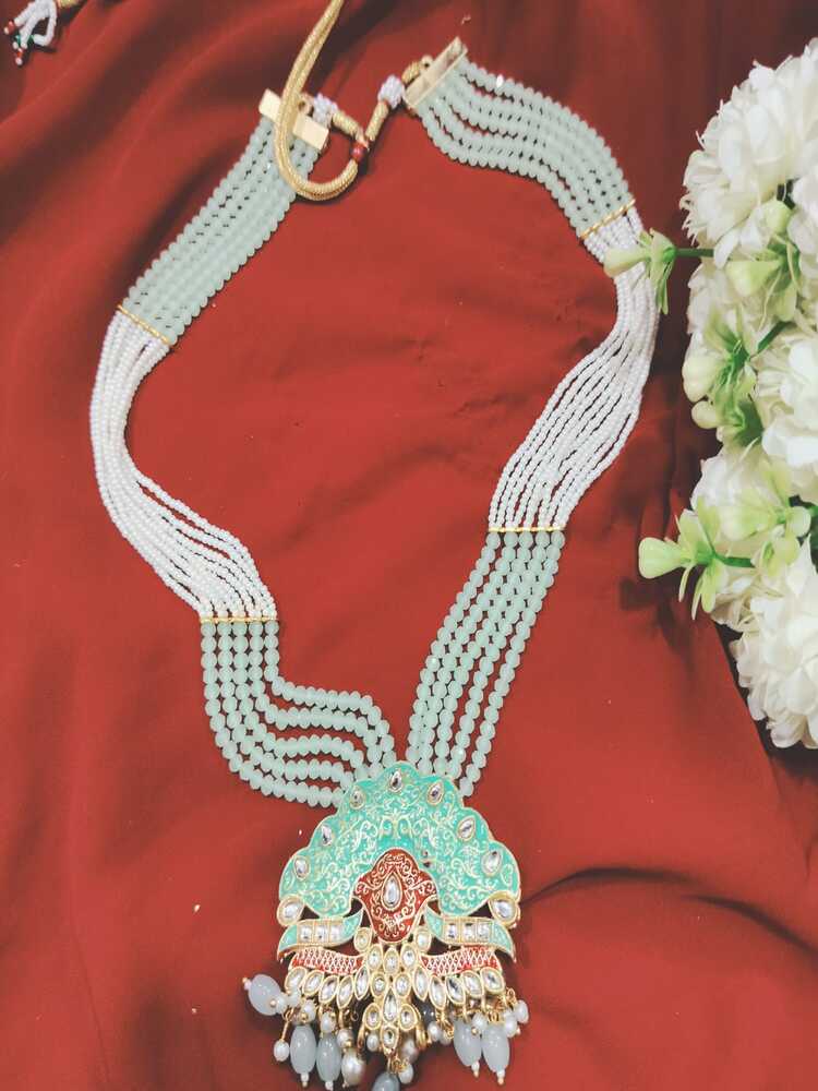 Mint Shanaya Necklace Set