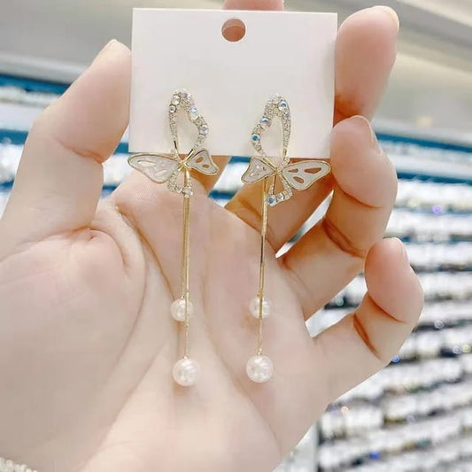 Butterfly Drop Earrings