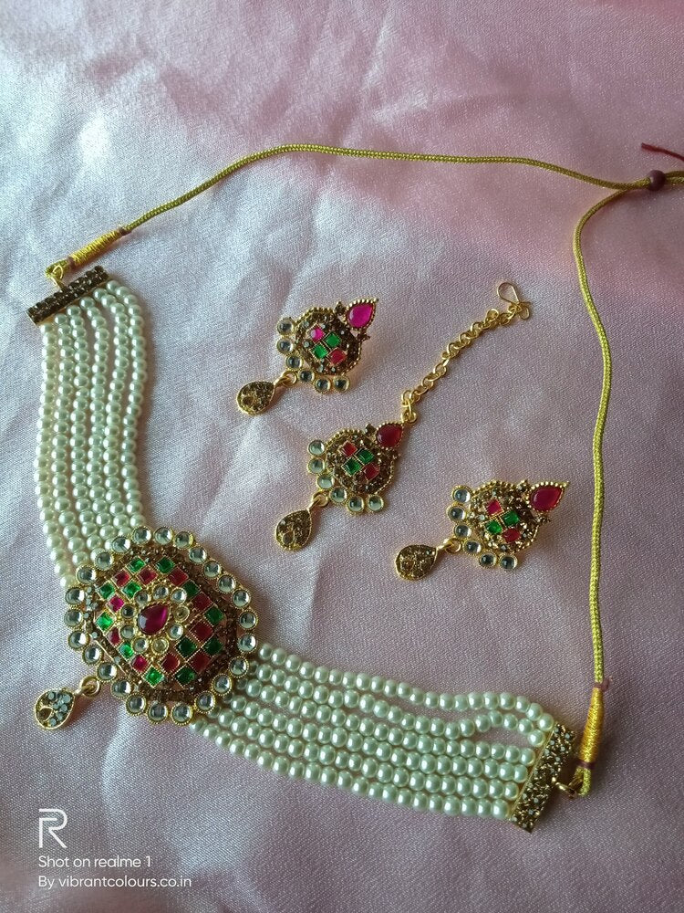 Ruby Khushi Choker Set