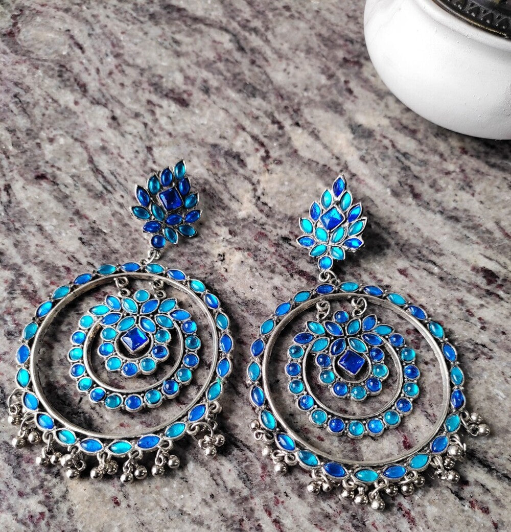 Blue Mahira Earrings