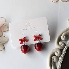 Tie A Cherry Earrings