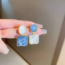 Blue Blush Earrings