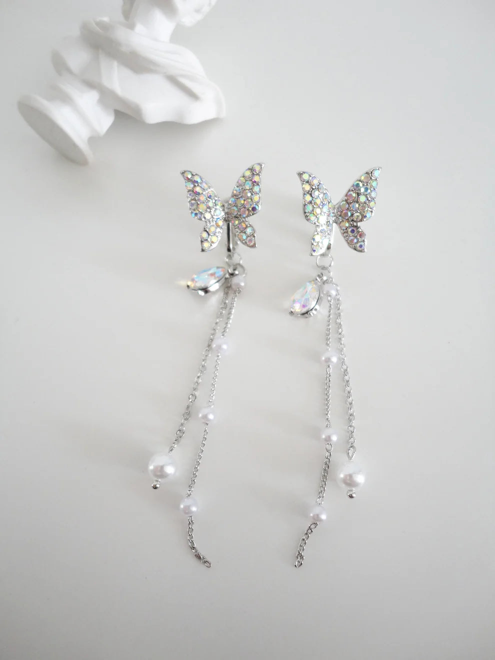 Butterfly Chain Earrings