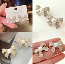 Bow Stud Earring