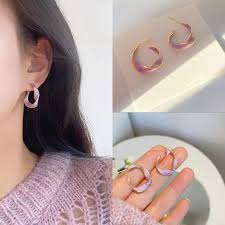 Bliss Purple Hoops