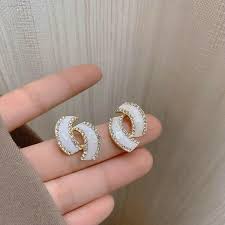 Elegant Minimal Studs(White)